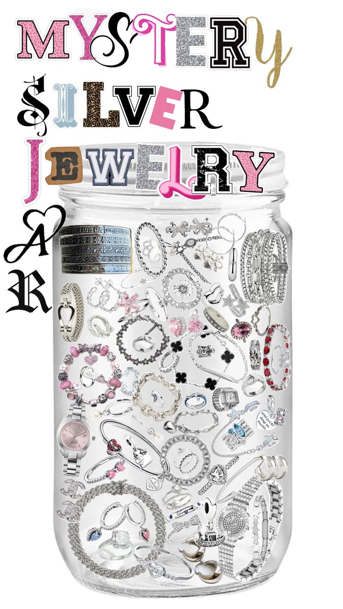 Ariva Jewelry Sürpriz Takı Kavanozu – 15 Parça Karışık Takı Seti